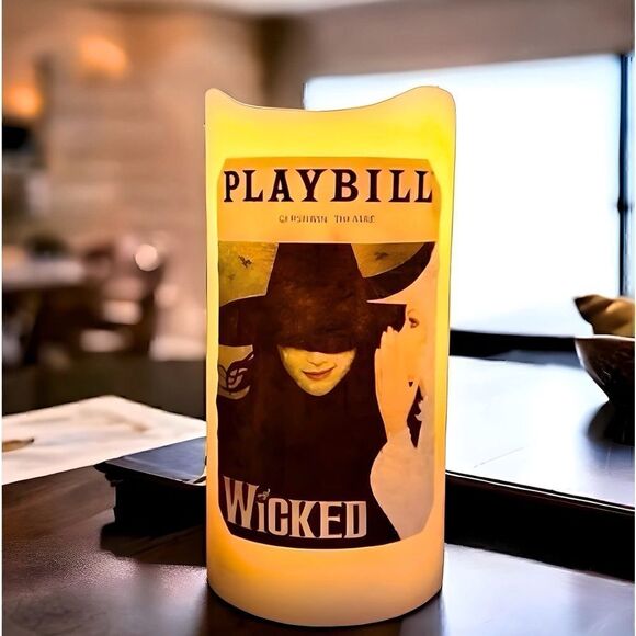 NWOT. 🕯Broadway Wicked Musical Theater Flameless Candle - Picture 1 of 5